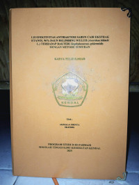 Image of UJI EFEKTIVITAS ANTIBAKTERI SABUN CAIR EKSTRAK ETANOL 96% DAUN BELIMBING WULUH (AVERRHOA BILIMBI L.) TERHADAP BAKTERI STAPHYLOCOCCUS EPIDERMIDIS DENGAN METODE SUMURAN
