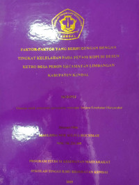 Image of FAKTOR-FAKTOR YANG BERHUBUNGAN DENGAN TINGKAT KELELAHAN PADA PETANI KOPI DI DUSUN KETRO DESA PERON KECAMATAN LIMBANGAN KABUPATEN KENDAL
